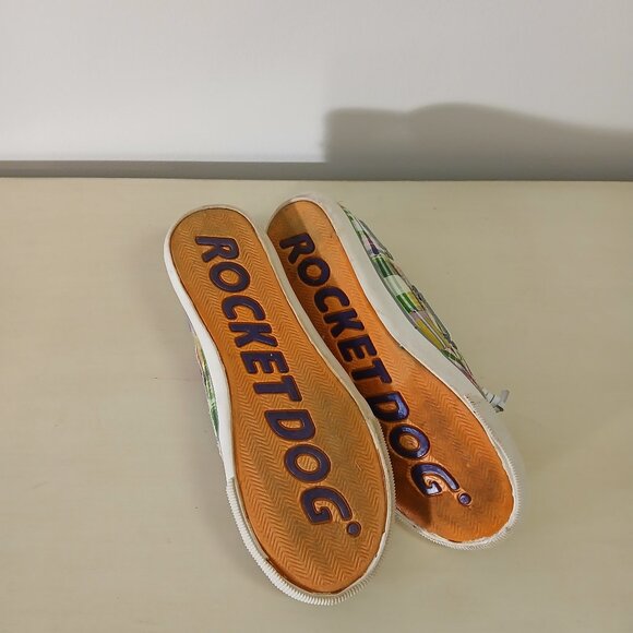 Rocket Dog slip-on plaid canvas shoes - size 5.5 - Picture 4 of 6